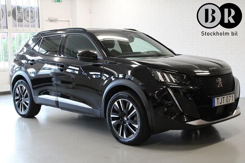 Svart Begagnad 2022 Peugeot e-2008 GTi SUV | 209 900 kr (Bra pris) - Bild 1/4