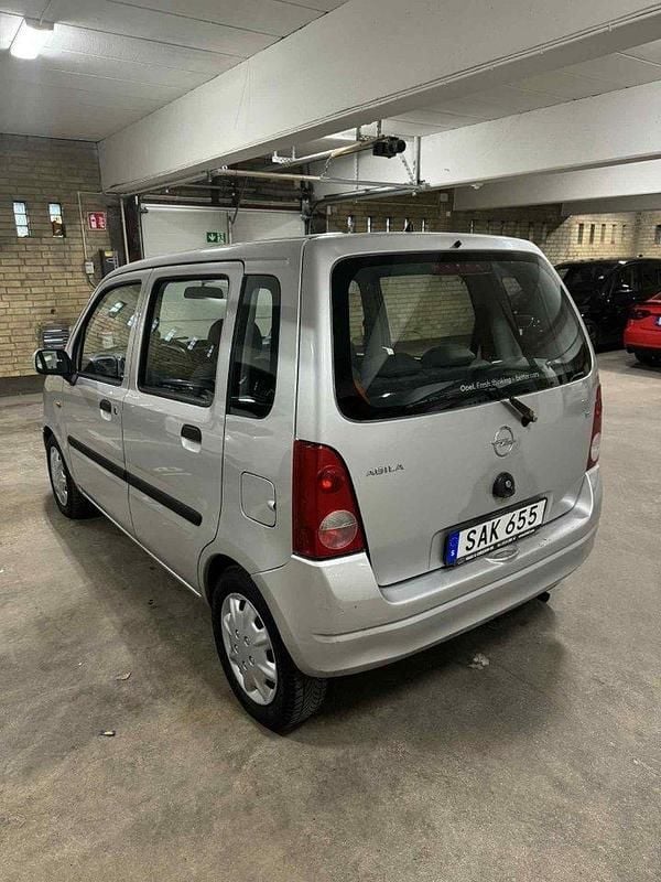 Silver Begagnad 2003 Opel Agila Halvkombi | 14 200 kr - Bild 1/4