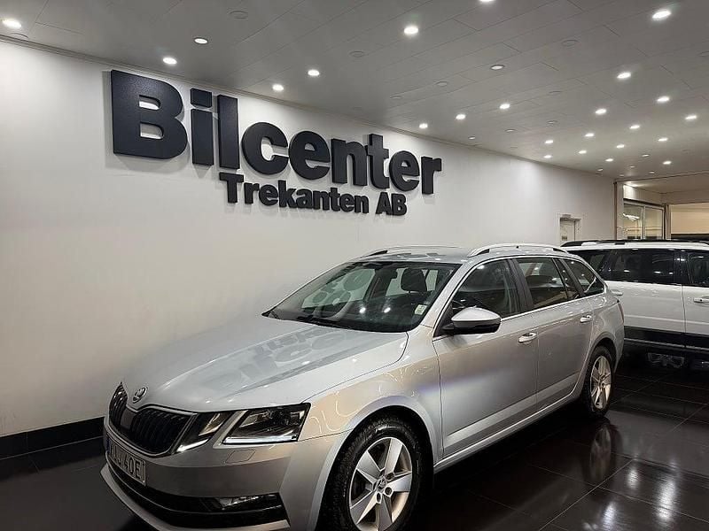 Begagnad Skoda Octavia G-TEC Style 131 HK (96 kW) 2019 Silver Kombi