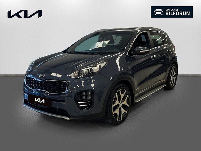 Blå Begagnad 2017 Kia Sportage GT-Line SUV | 199 000 kr (Bra pris) - Bild 1/4