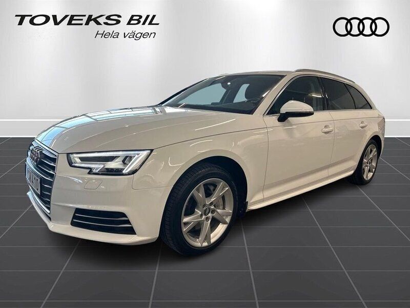Vit (x) Begagnad 2018 Audi A4 Proline Kombi | 229 000 kr (Marknadspris) - Bild 1/4