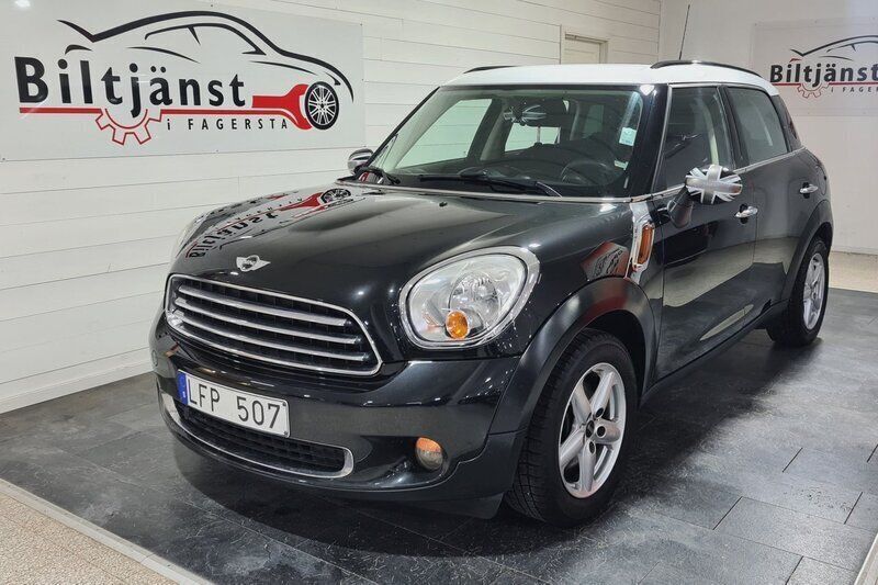 Svart Begagnad 2011 Mini Cooper D Countryman Pepper SUV | 97 900 kr (Lite dyr) - Bild 1/4