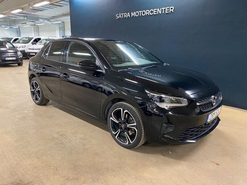 Svart Begagnad 2022 Opel Corsa Halvkombi | 199 900 kr (Bra pris) - Bild 1/4