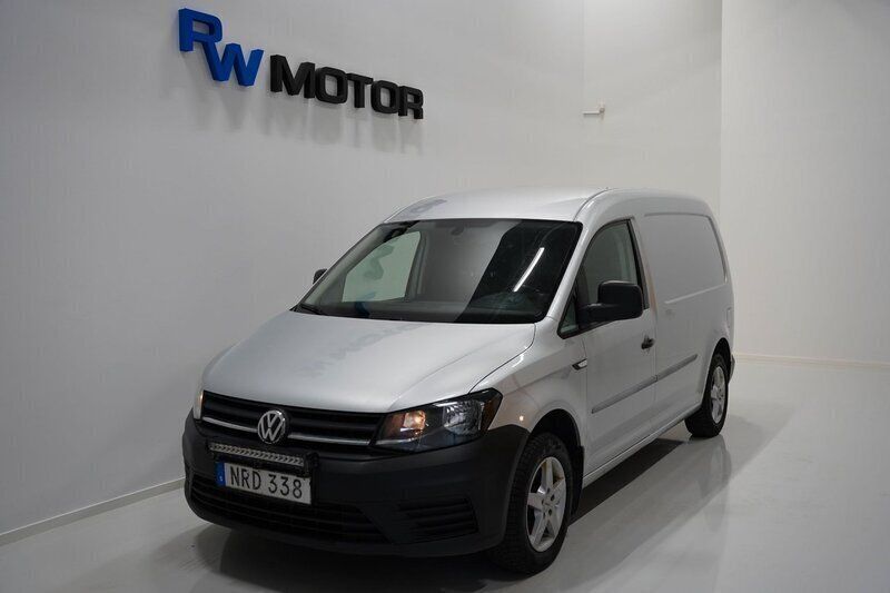 Silver Begagnad 2017 VW Caddy Maxi Minibuss | 94 900 kr (Bra pris) - Bild 1/4