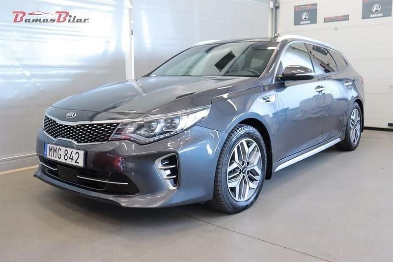 Begagnad Kia Optima GT-Line 141 HK (103 kW) 2017 Grå Kombi