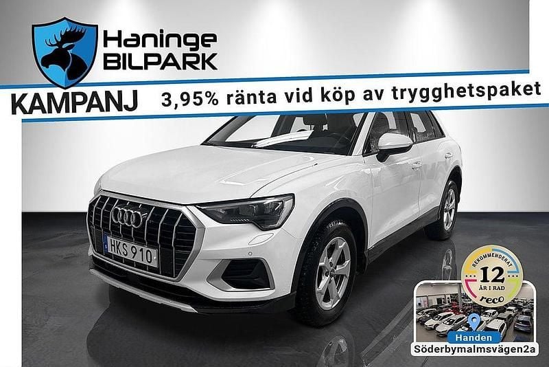 Vit Begagnad 2021 Audi Q3 Advanced SUV | 264 900 kr (Marknadspris) - Bild 1/2