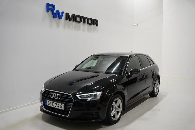 Begagnad Audi A3 Proline 150 HK (110 kW) 2018 Svart Sedan