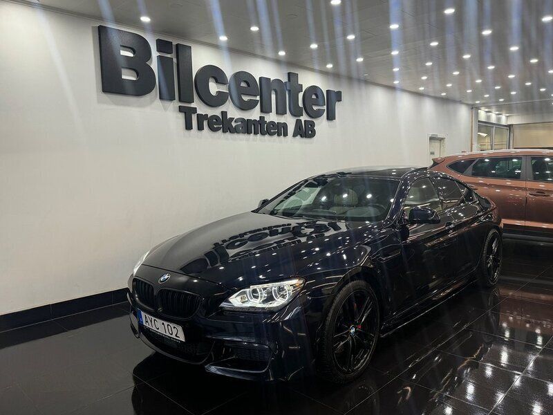 Mörkgrön (grön) Begagnad 2014 BMW 640 M Sport Sportkupé | 259 900 kr (Lite dyr) - Bild 1/4