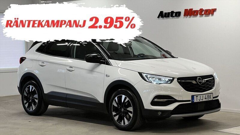 Vit Begagnad 2020 Opel Grandland X Design Edition SUV | 189 900 kr (Marknadspris) - Bild 1/3