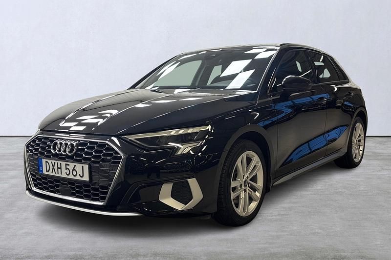 Begagnad Audi A3 Proline 151 HK (111 kW) 2021 Svart Sedan