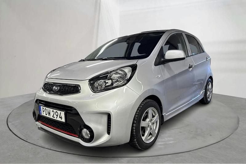 Begagnad Kia Picanto 85 HK (62 kW) 2017 Grå Halvkombi