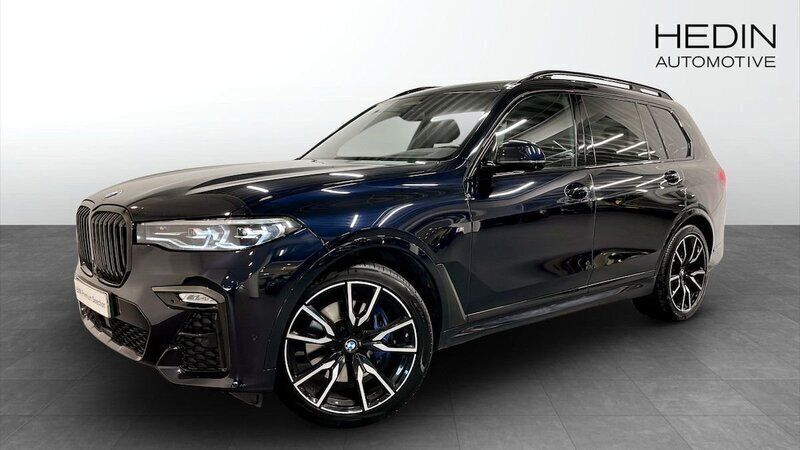 Svart Begagnad 2019 BMW X7 M Sport SUV | 698 700 kr - Bild 1/4