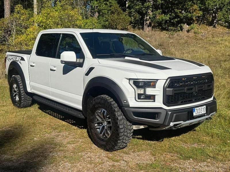 Vit Begagnad 2018 Ford F-150 Raptor Pickup | 595 000 kr (Bra pris) - Bild 1/4