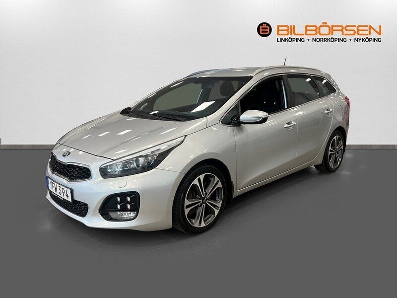 Grå Begagnad 2016 Kia Ceed Sportswagon GT-Line Kombi | 129 900 kr (Marknadspris) - Bild 1/4