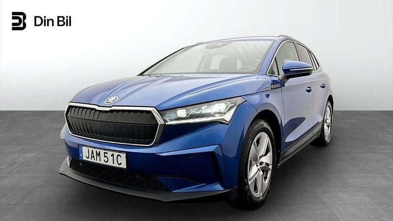 Blå Begagnad 2023 Skoda Enyaq iV SUV | 389 000 kr (Superpris) - Bild 1/4