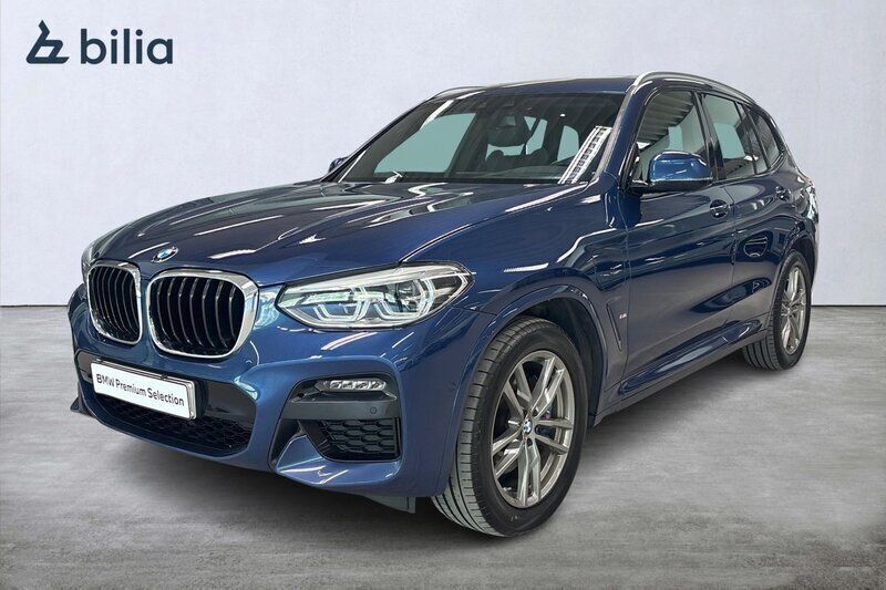 Blå (phytonic blue metallic) Begagnad 2020 BMW X3 M Sport SUV | 349 900 kr (Marknadspris) - Bild 1/4