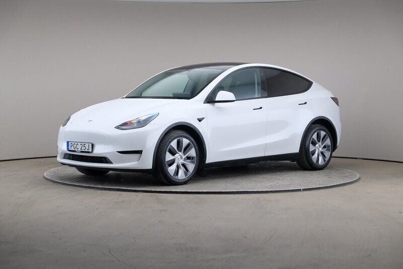 Vit Begagnad 2022 Tesla Model Y Long Range SUV | 315 000 kr (Superpris) - Bild 1/4