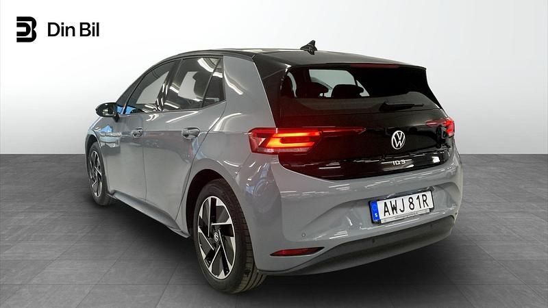 Begagnad VW ID.3 Pro 150 kW (204 HK) 2022 Grå Halvkombi