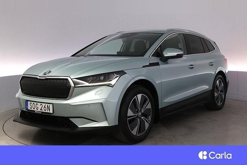 Silver Begagnad 2021 Skoda Enyaq iV SUV | 374 900 kr (Bra pris) - Bild 1/4