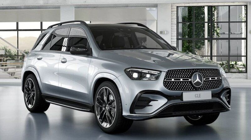 Silver Ny 2025 Mercedes GLE350 SUV | 1 087 750 kr - Bild 1/4