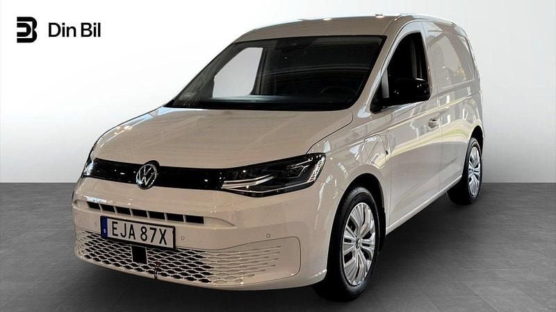 Vit (candyvit) Ny 2025 VW Caddy Minibuss | 557 625 kr - Bild 1/4