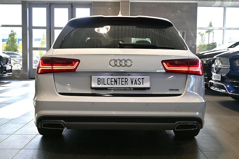 Begagnad Audi A6 S-Line 272 HK (200 kW) 2015 Vit Kombi