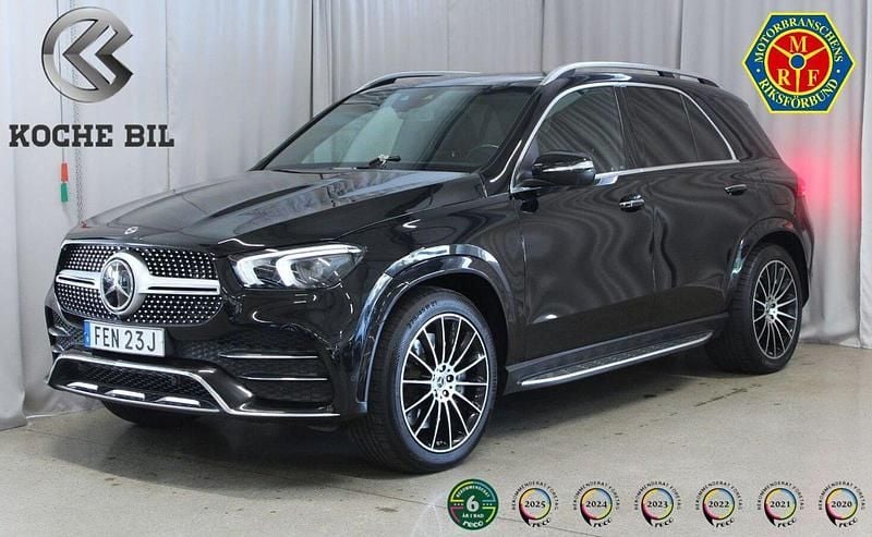 Svart Begagnad 2022 Mercedes GLE350e AMG SUV | 719 900 kr (Dyr) - Bild 1/4
