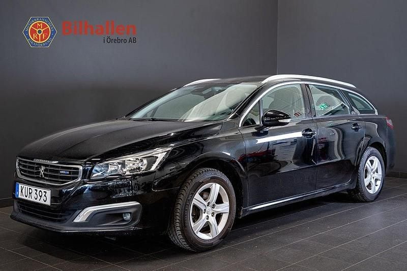 Svart Begagnad 2015 Peugeot 508 SW Kombi | 69 900 kr (Bra pris) - Bild 1/4