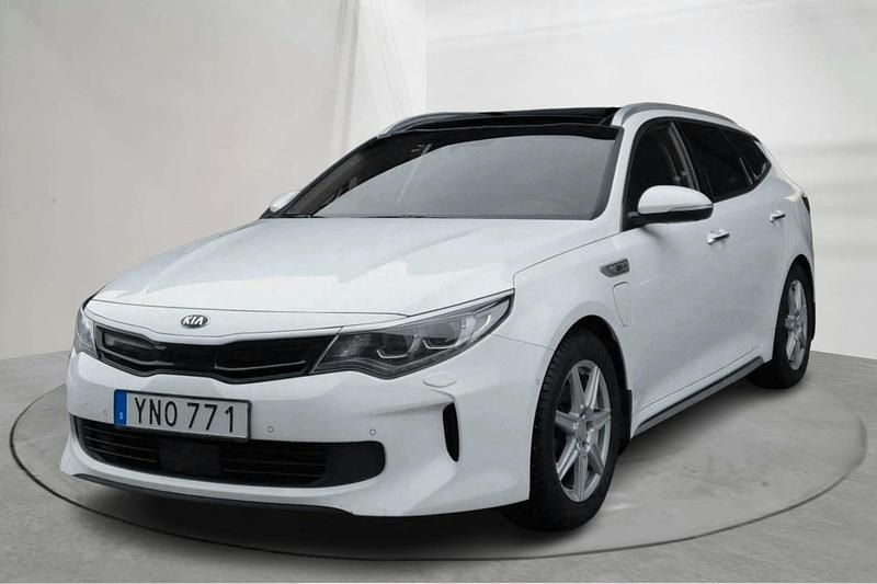 Vit Begagnad 2018 Kia Optima Advance Kombi | 110 000 kr (Marknadspris) - Bild 1/4