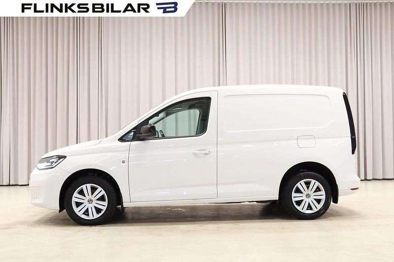 Vit Begagnad 2021 VW Caddy Minibuss | 199 900 kr (Superpris) - Bild 1/4