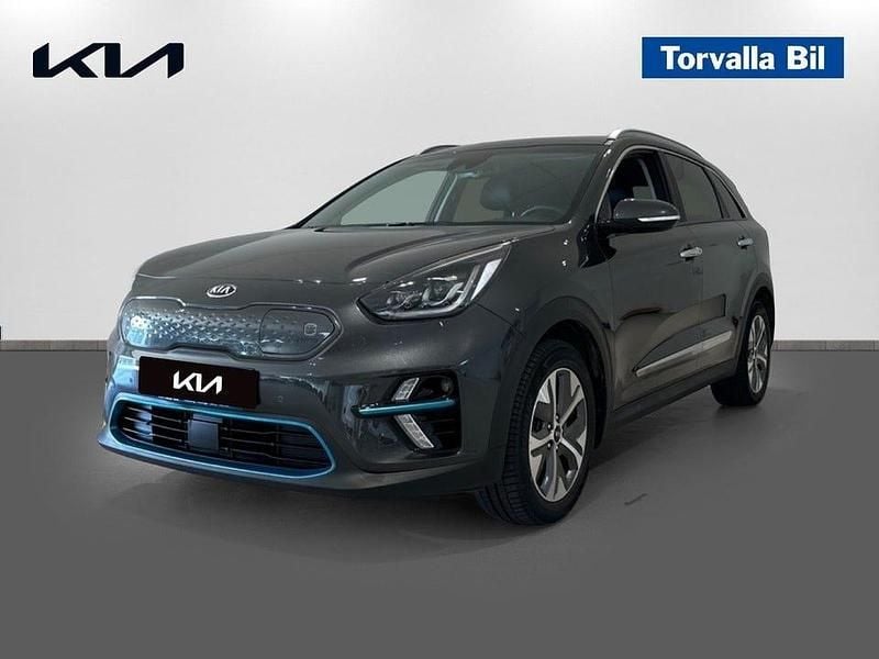 Grå Begagnad 2021 Kia e-Niro Advance SUV | 229 900 kr (Bra pris) - Bild 1/4