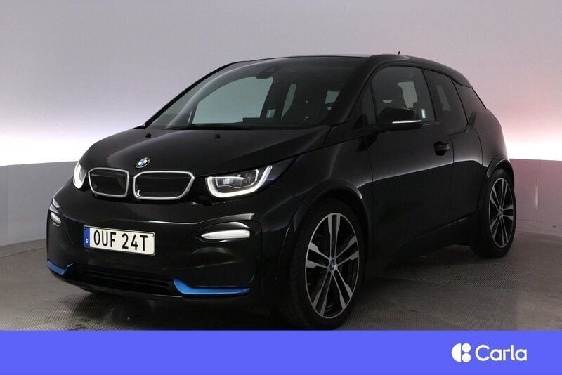 Svart Begagnad 2019 BMW i3 Comfort Edition Halvkombi | 199 900 kr (Marknadspris) - Bild 1/4