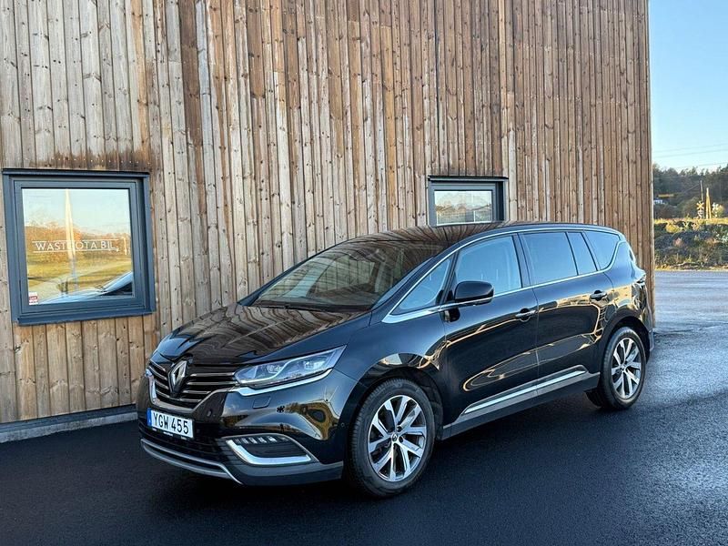 Svart Begagnad 2016 Renault Espace Minibuss | 179 900 kr (Lite dyr) - Bild 1/4