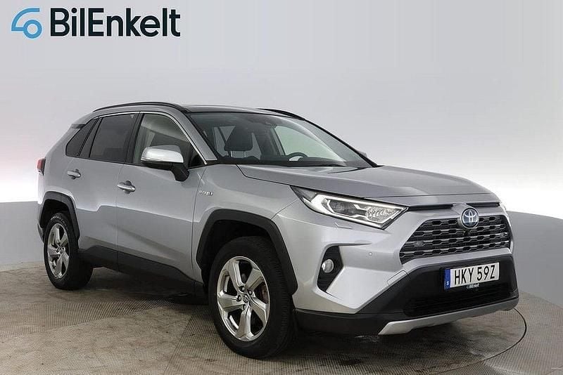 Silver Begagnad 2019 Toyota RAV4 Hybrid Executive SUV | 334 900 kr (Marknadspris) - Bild 1/4
