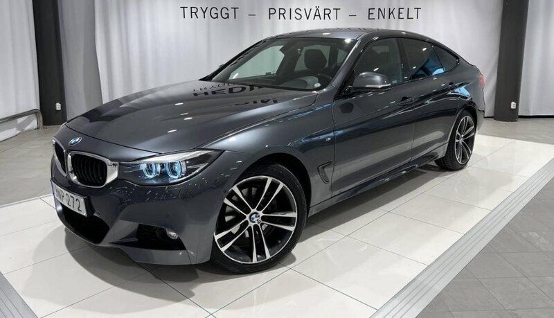 Grå Begagnad 2018 BMW 320 Gran Turismo M Sport Halvkombi | 260 000 kr (Marknadspris) - Bild 1/4