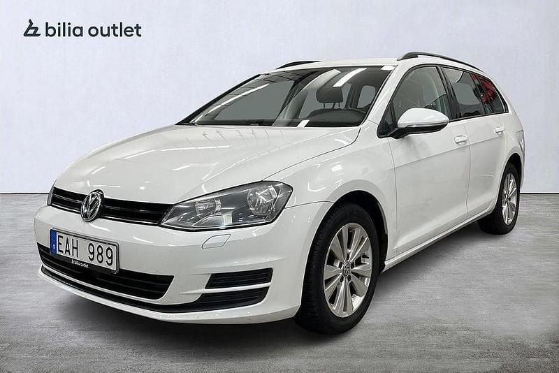 Vit Begagnad 2014 VW Golf VII | 135 000 kr - Bild 1/4