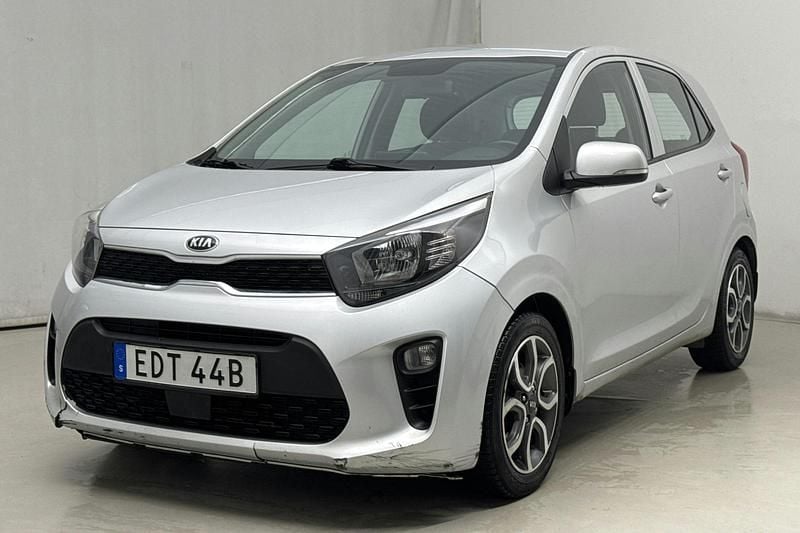 Grå Begagnad 2020 Kia Picanto Advance Halvkombi | 99 000 kr - Bild 1/4