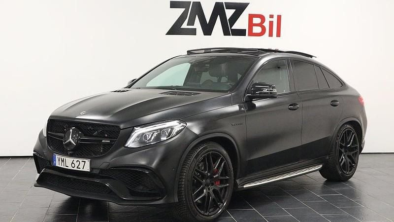 Svart Begagnad 2017 Mercedes GLE63 AMG AMG Sportkupé | 540 000 kr (Marknadspris) - Bild 1/4