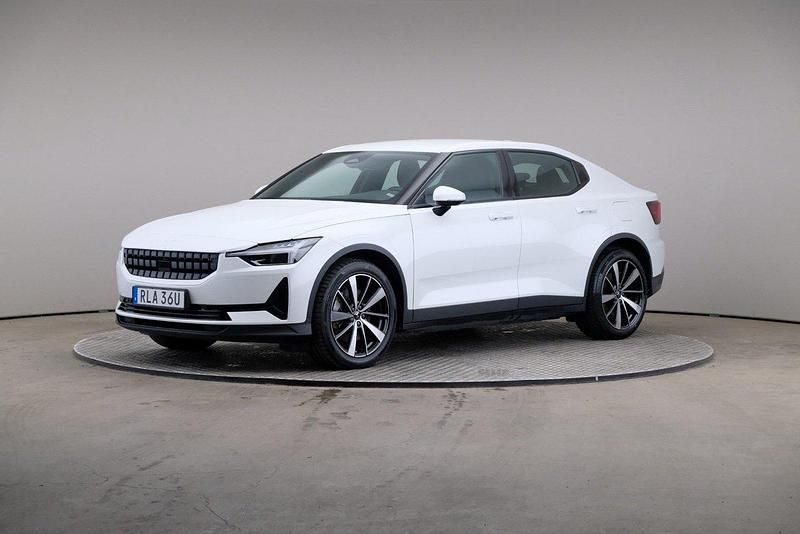 Vit Begagnad 2022 Polestar 2 Long Range Single Motor Sedan | 305 000 kr (Marknadspris) - Bild 1/4