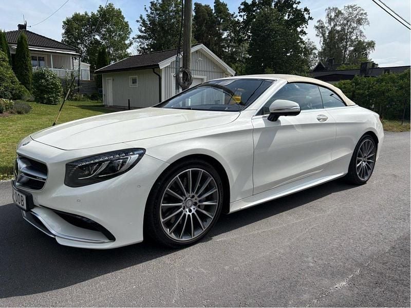 Vit Begagnad 2017 Mercedes S500 AMG Sedan | 959 000 kr - Bild 1/4