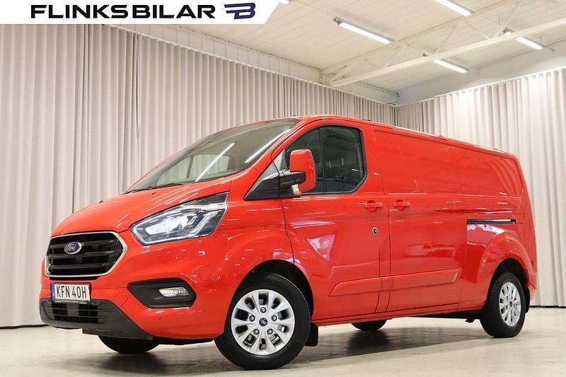 Röd Begagnad 2020 Ford Transit Custom Van | 219 900 kr (Marknadspris) - Bild 1/4