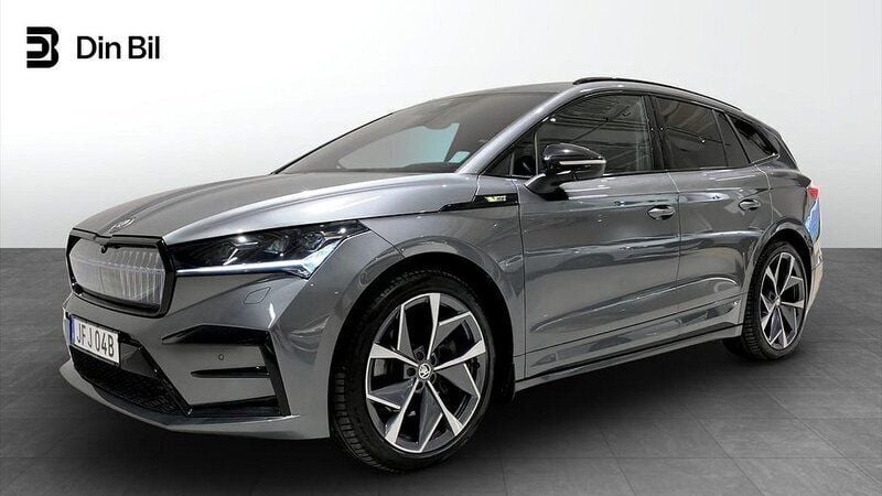 Grå Begagnad 2024 Skoda Enyaq iV RS SUV | 559 500 kr - Bild 1/4