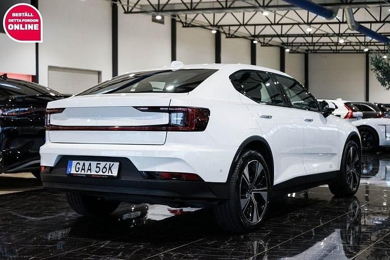 Begagnad Polestar 2 Long Range Single Motor 169 kW (231 HK) 2022 Vit Halvkombi