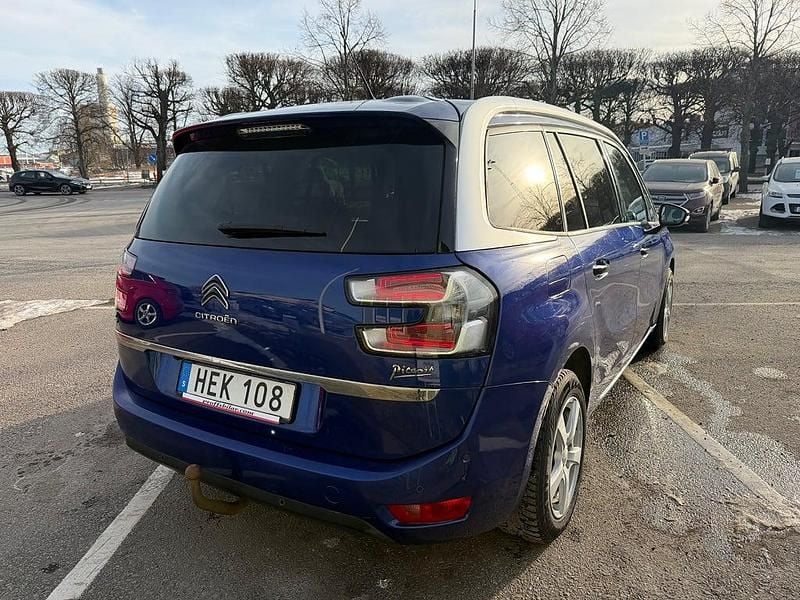 Begagnad Citroën Grand C4 Picasso 131 HK (96 kW) 2017 Blå Minibuss