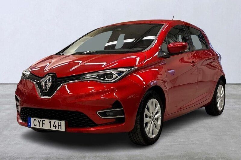 Röd Begagnad 2021 Renault Zoe Zen Halvkombi | 149 000 kr (Bra pris) - Bild 1/4