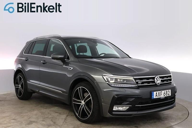 Silver Begagnad 2017 VW Tiguan R-line SUV | 204 900 kr (Marknadspris) - Bild 1/4
