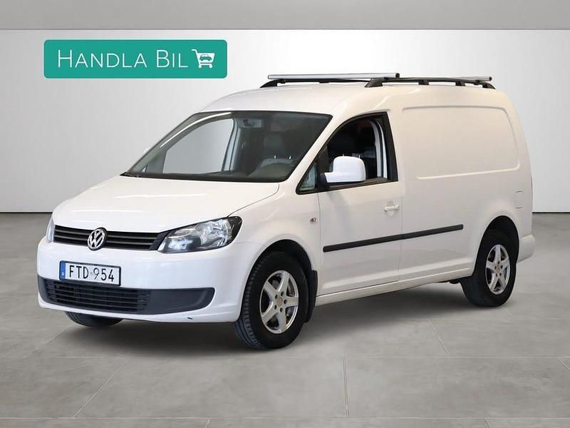 Vit Begagnad 2012 VW Caddy Maxi Minibuss | 74 900 kr (Marknadspris) - Bild 1/4