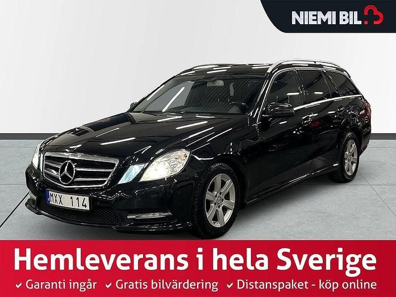 Svart Begagnad 2012 Mercedes E220 Kombi | 124 900 kr (Marknadspris) - Bild 1/3