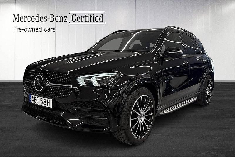 Svart Begagnad 2021 Mercedes GLE350 Premium Plus SUV | 638 000 kr (Marknadspris) - Bild 1/4
