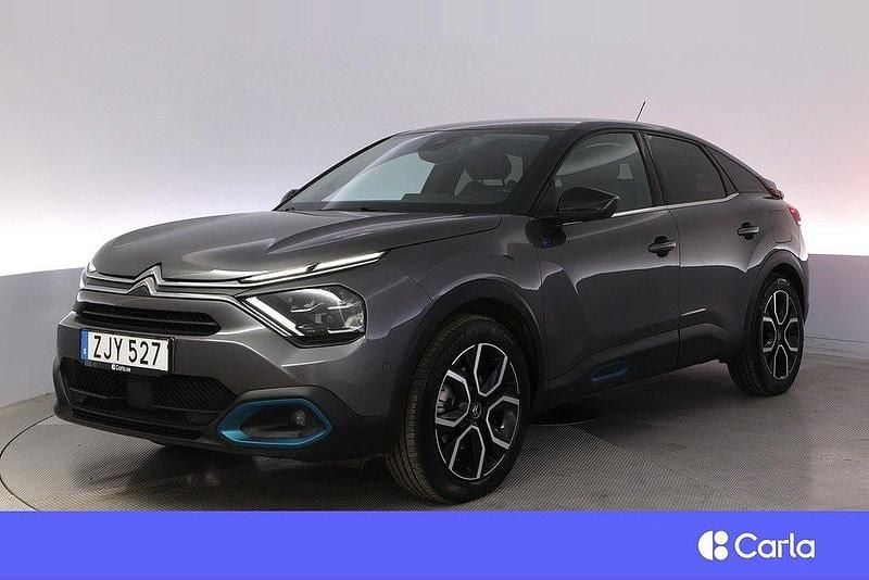 Grå Begagnad 2022 Citroën e-C4 Shine Halvkombi | 209 900 kr (Marknadspris) - Bild 1/4